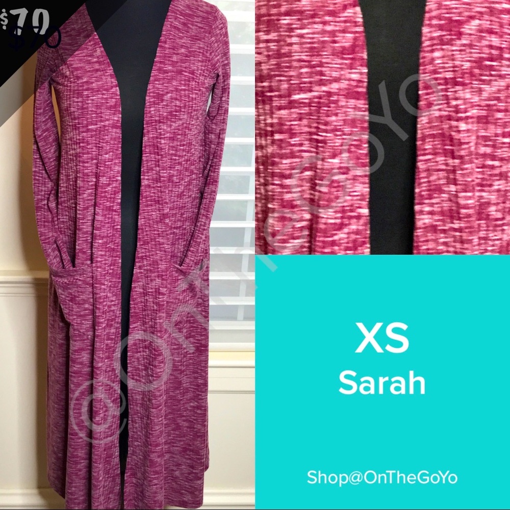 LLR Sarah Cardigan-full length, long sleeve, duster style cardigan